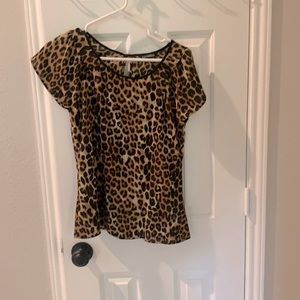 Women’s leopard print top